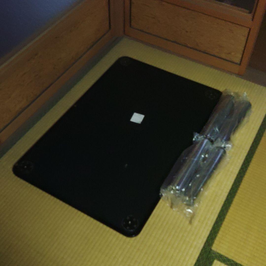 黒い大理石風?ローテーブル　センターテーブル