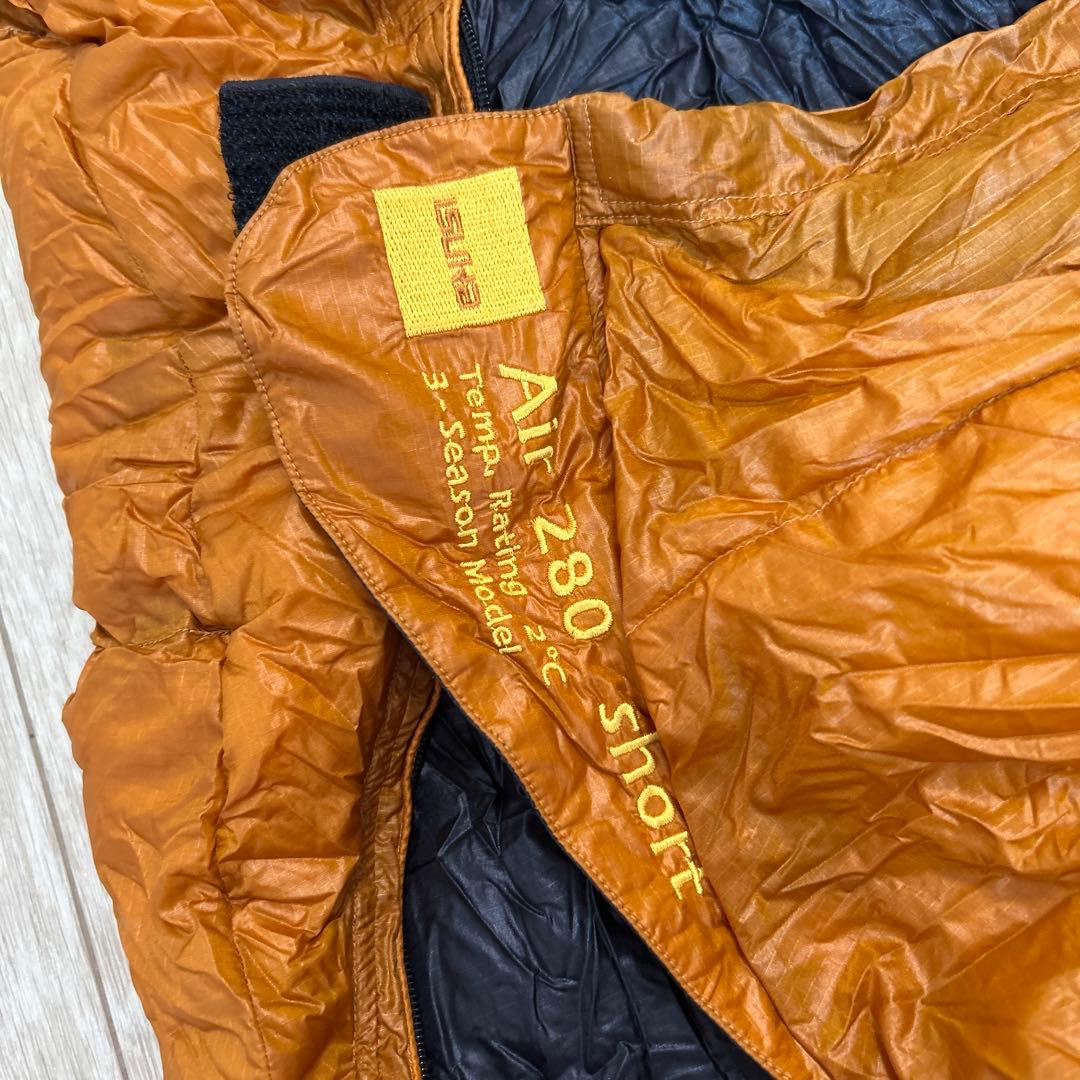 の*り様 ISUKA AIR280 Short シュラフ シュラフカバー 圧縮バ