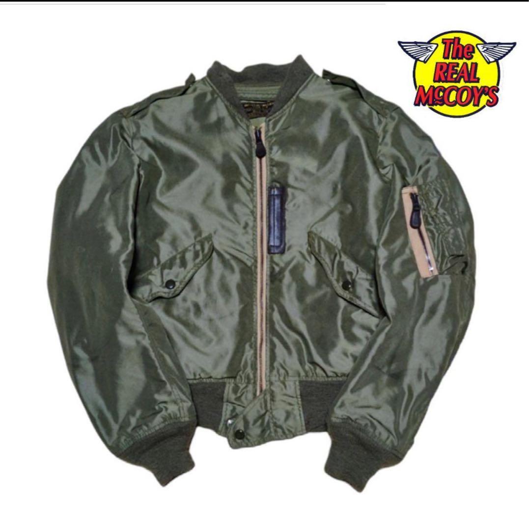 The real mccoy's ma-1 L-2 フライトジャケット