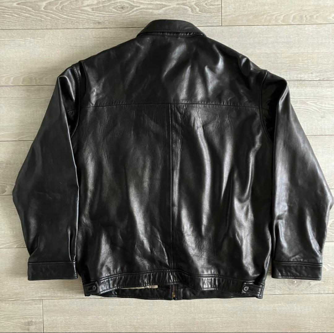極希少モデル ポロラルフローレン レザージャケット Lサイズ ジップアップ