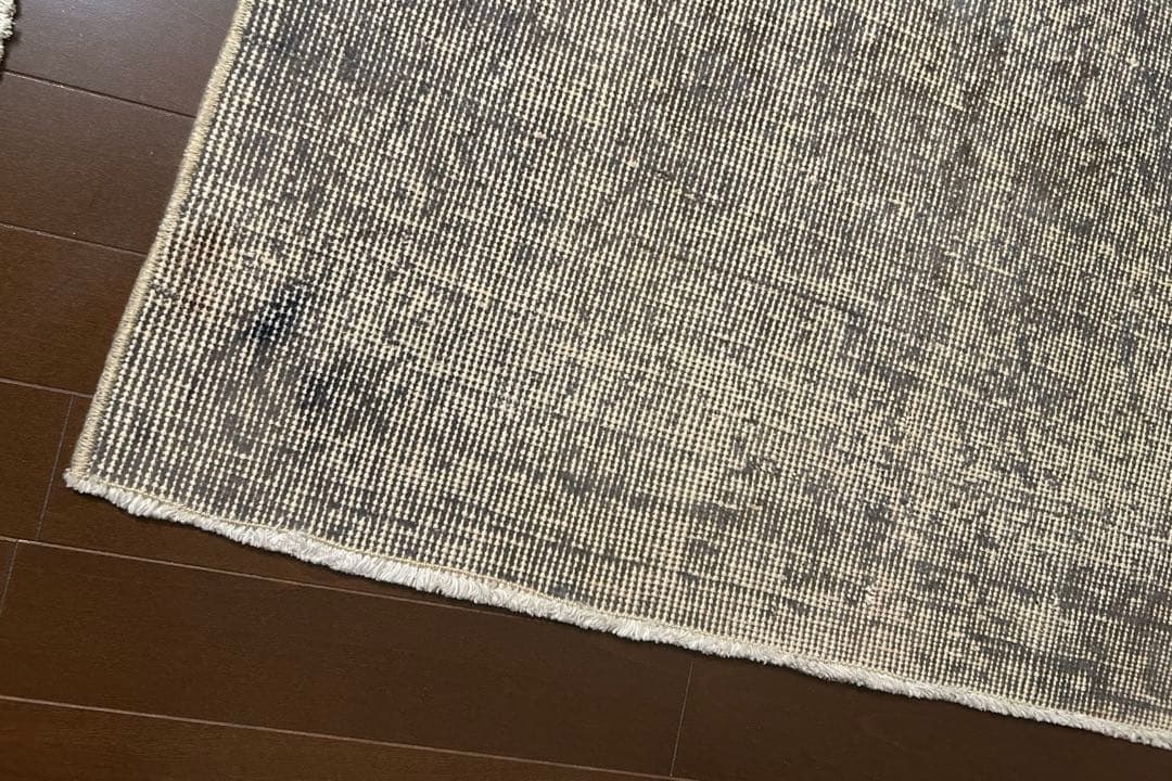 ターキッシュヴィンテージラグ　グレー