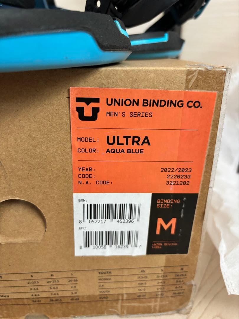 UNION ULTRA ビンディング men's Mサイズ