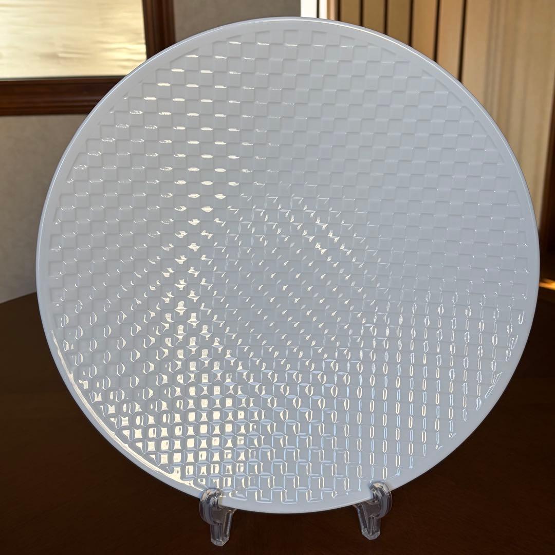 【レア美品】ウェッジウッド★ナイト＆デイ★チェック　ラージプレート