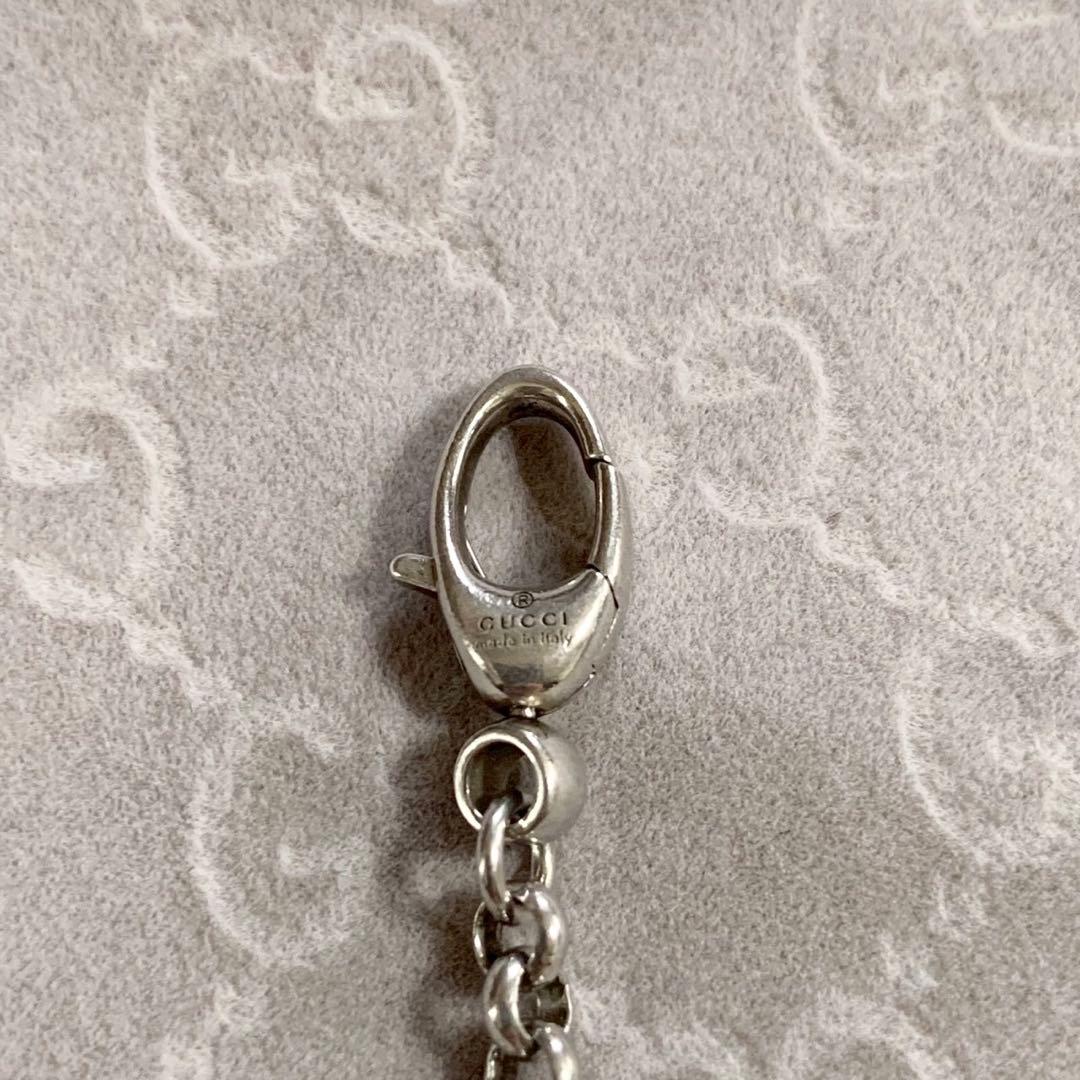 GUCCI　グッチ　ハート　バンブー　ブレスレット　AG925　シルバー