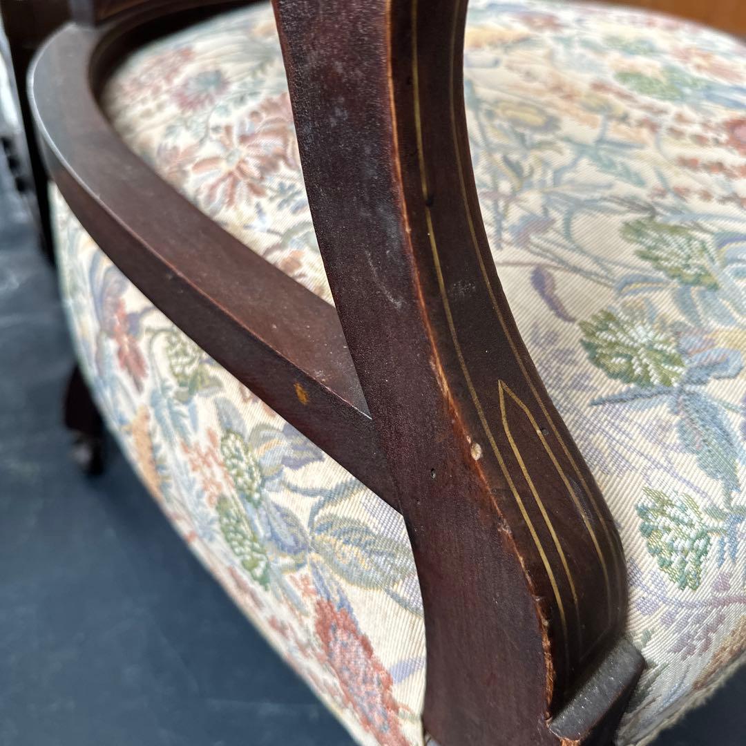 再お値下げ‼️ゴブラン織　素敵なとても座りやすいヴィンテージチェア