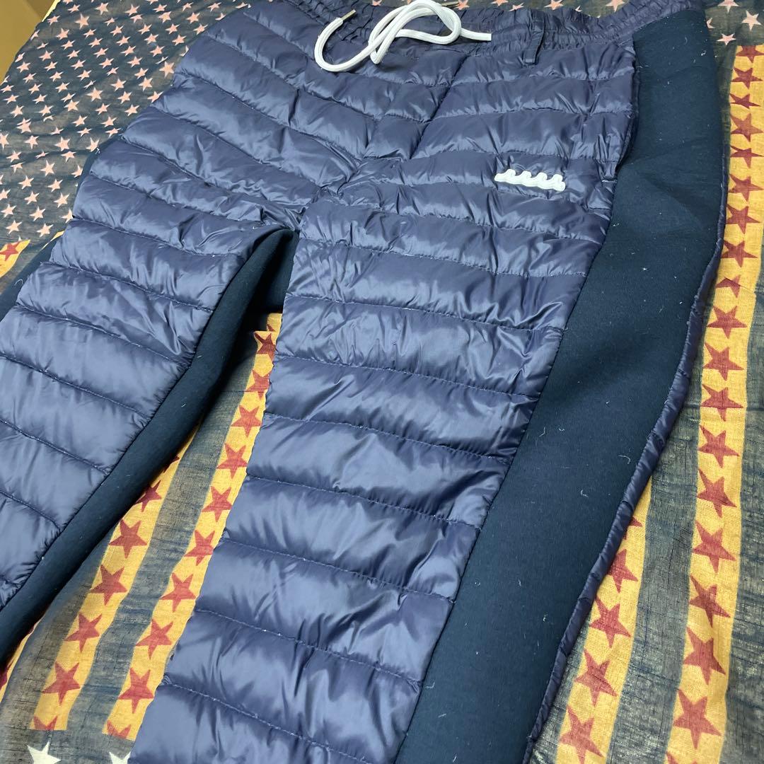 muta ネイビー ダウンパンツ L