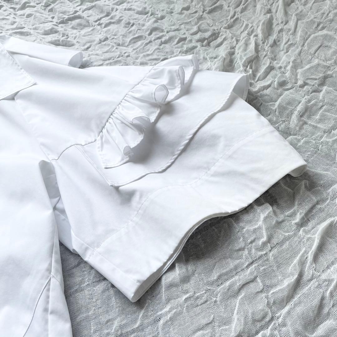 【美品】エンフォルド ブロードタックカラー プルオーバー ブラウス 定価3,6万