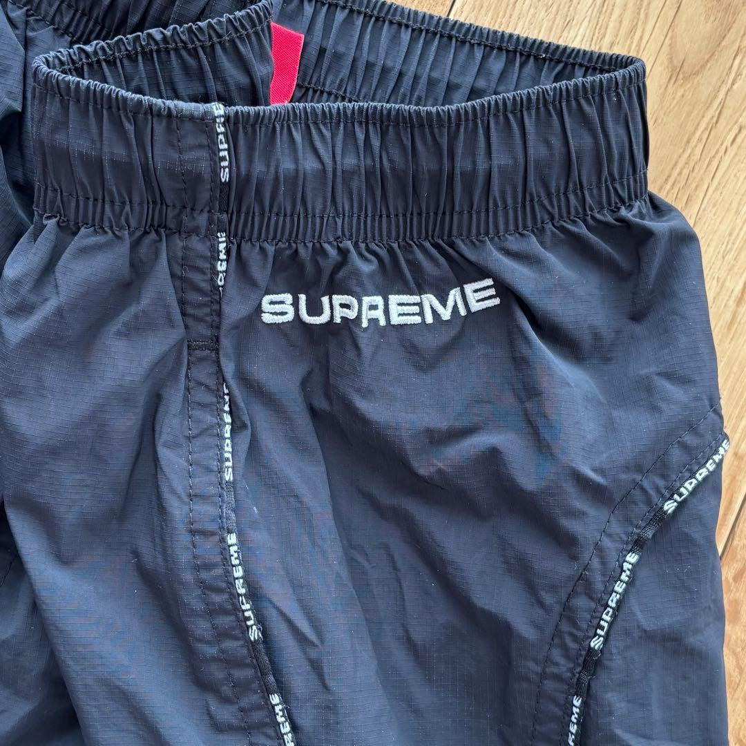 Supreme Logo Piping Track Pant 23FW ブラック