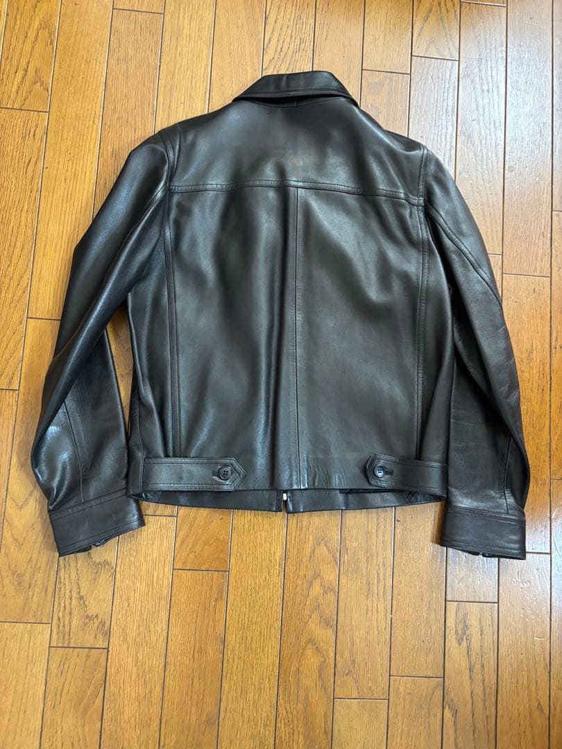 アニエスベー スペシャル　羊革　シングルライダース風　革ジャン　フランス製