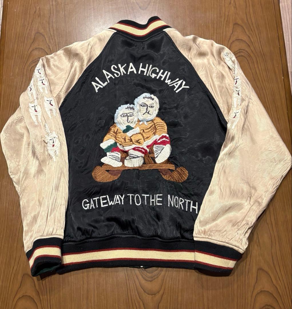 Houston Alaska スカジャンリバーシブル