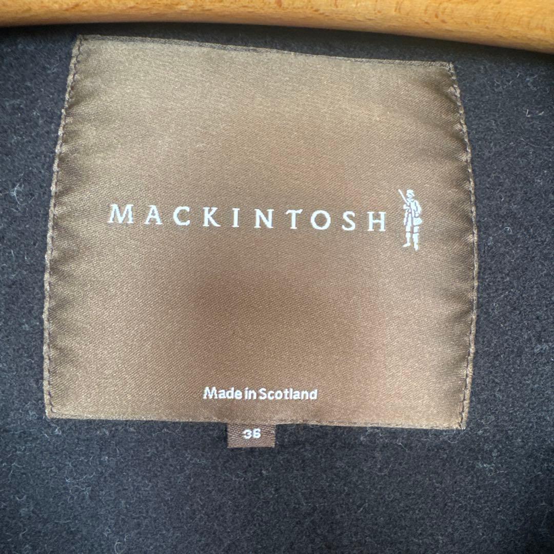 【マロン】MACKINTOSH ウール　ダッフルコート 36