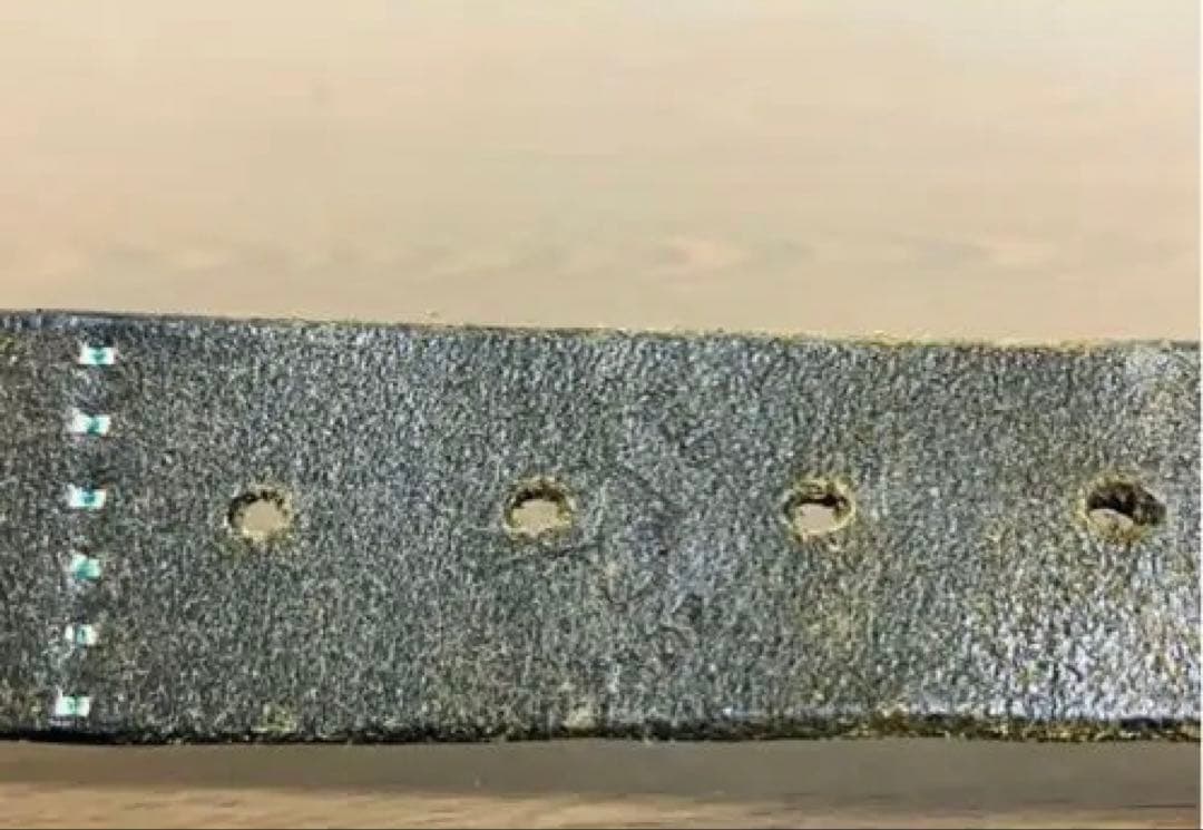 オールドスタッズ　レザーベルト　スタッズレザーベルト　ブラック　HTC