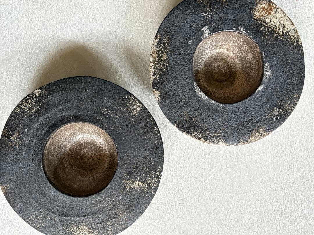 高木浩二 ハット皿 リム鉢 2枚 作家 器