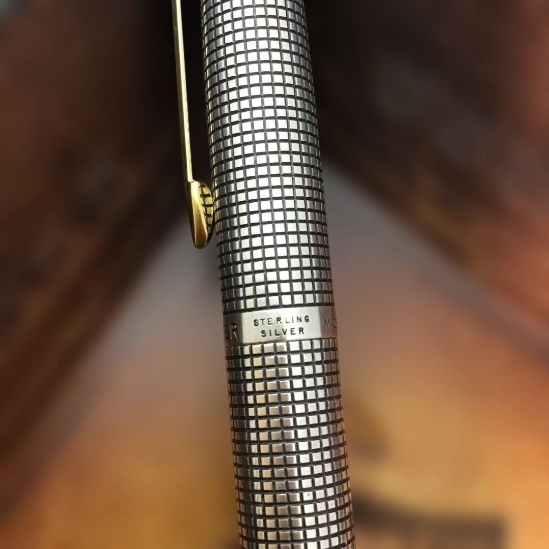 ‼️PARKER‼️パーカー75スターリングシルバー万年筆　U.S.A 14金ペン