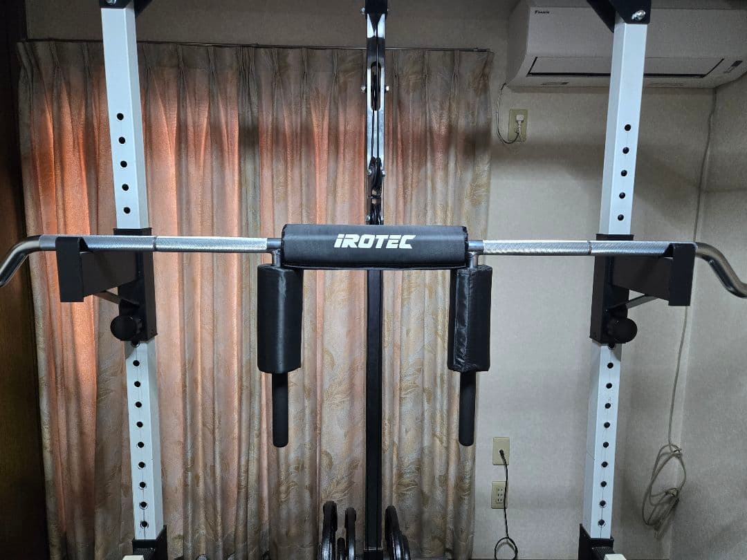 引き取り限定 iROTEC アイロテック セーフティースクワットバー 28mm