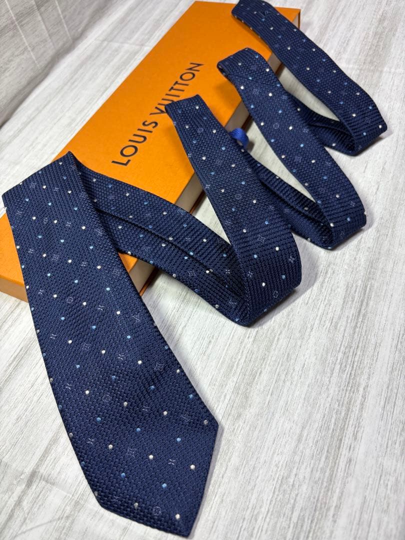 【極美品】 LOUIS VUITTON ルイヴィトン ネクタイ モノグラム 8