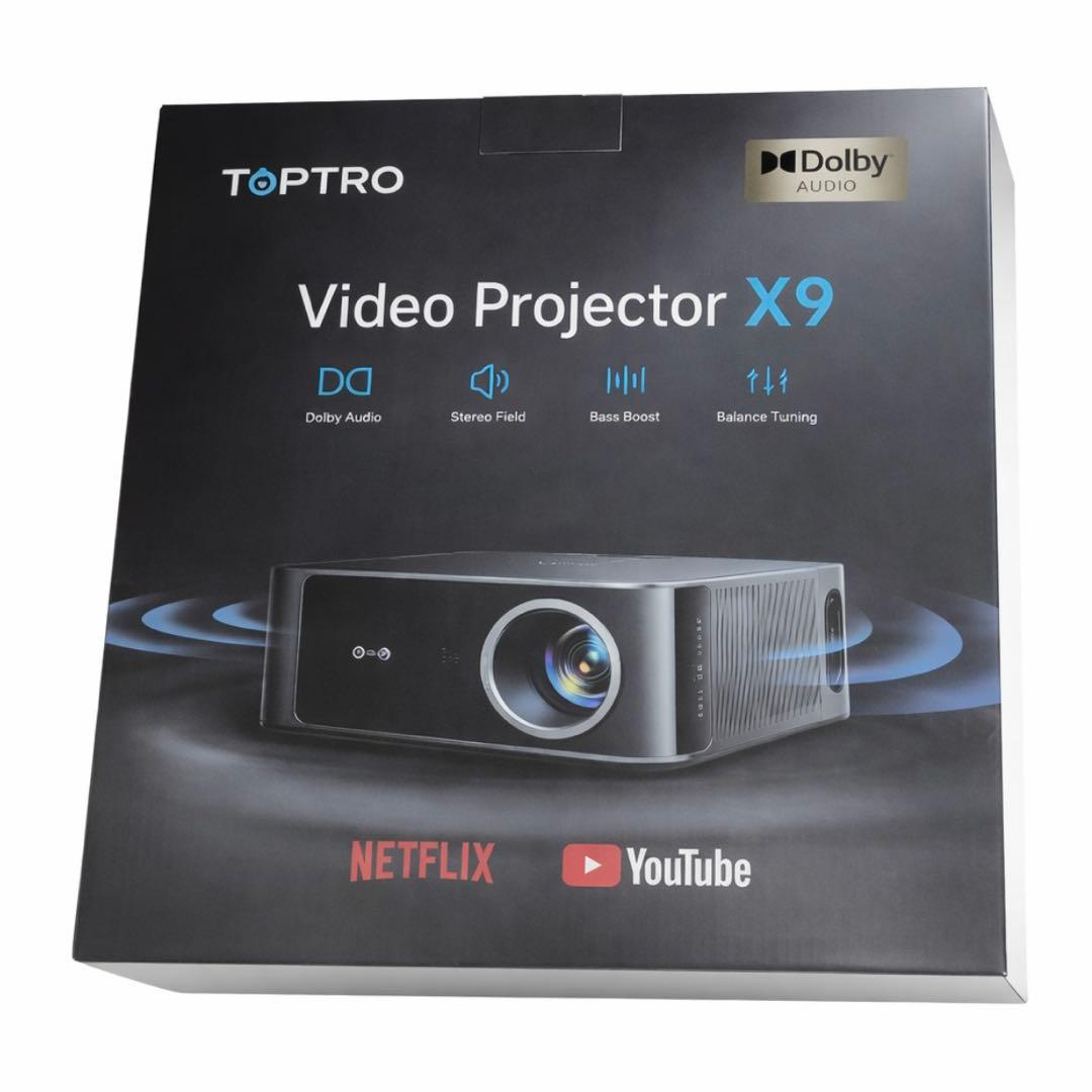 【公式ライセンス製品】TOPTRO X9 プロジェクター