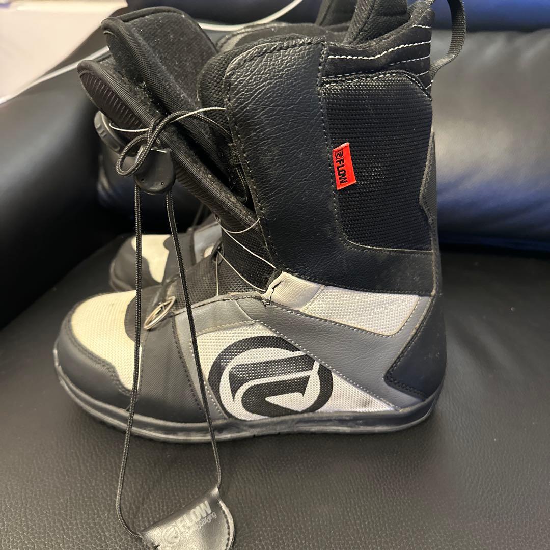 FLOWスノーボードブーツ ブラック/グレー