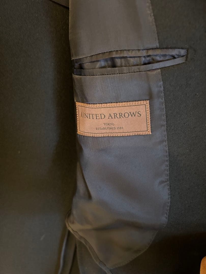 UNITED ARROWS ダークネイビー チェスターコート