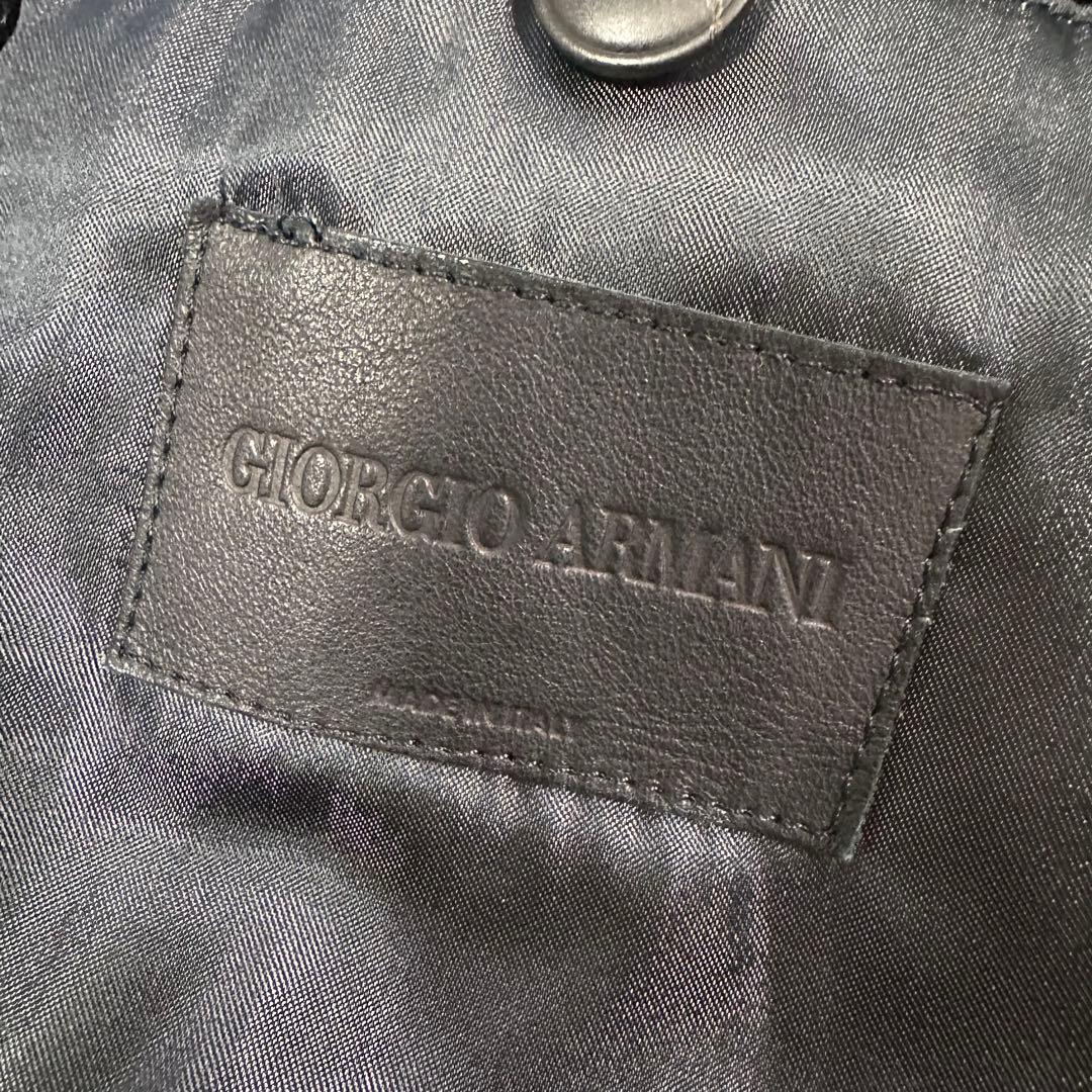 Giorgio Armani ベルベット ロングコート フード付き ベロア