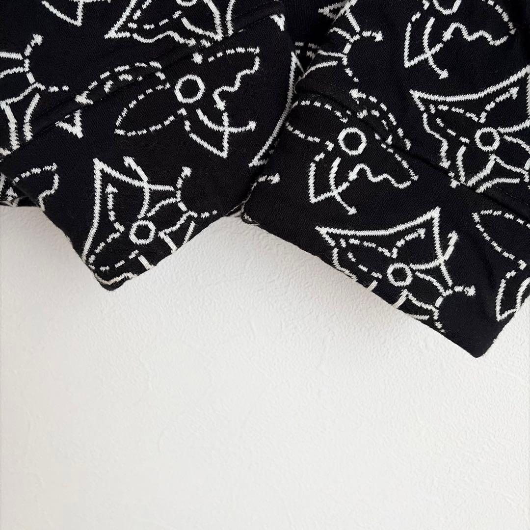 【極美品✨】ルイヴィトン NBA モノグラムフラワー キルテッド フーディ