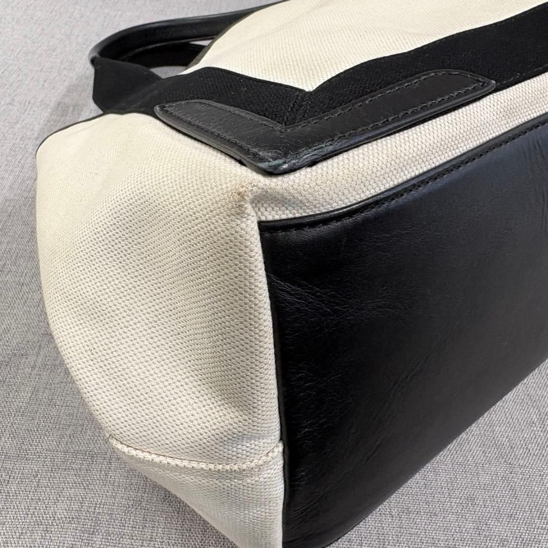 美品 BALENCIAGA バレンシアガ トートバッグ カバス S キャンバス