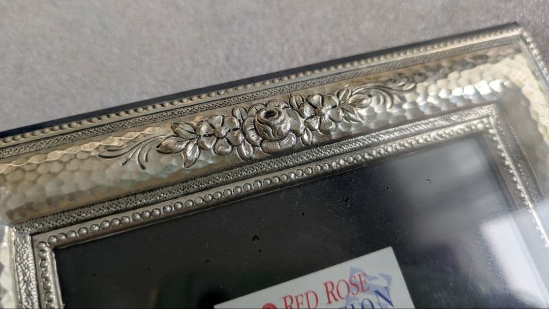 銀製フォトフレーム　ギリシャ製　シルバー950