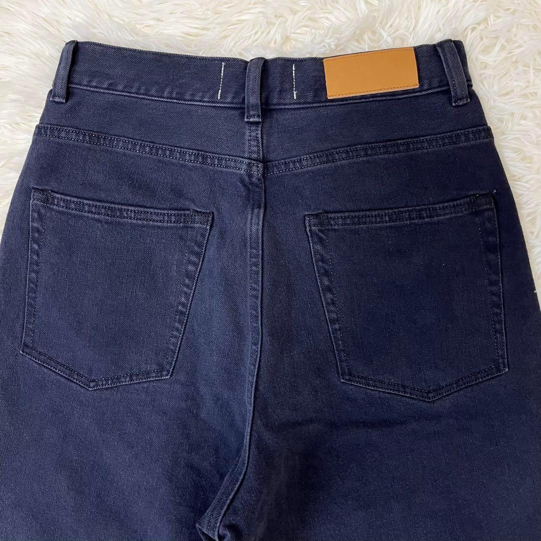 Curensology【新品タグ付】カレンソロジー ストレッチデニム 黒 紺40