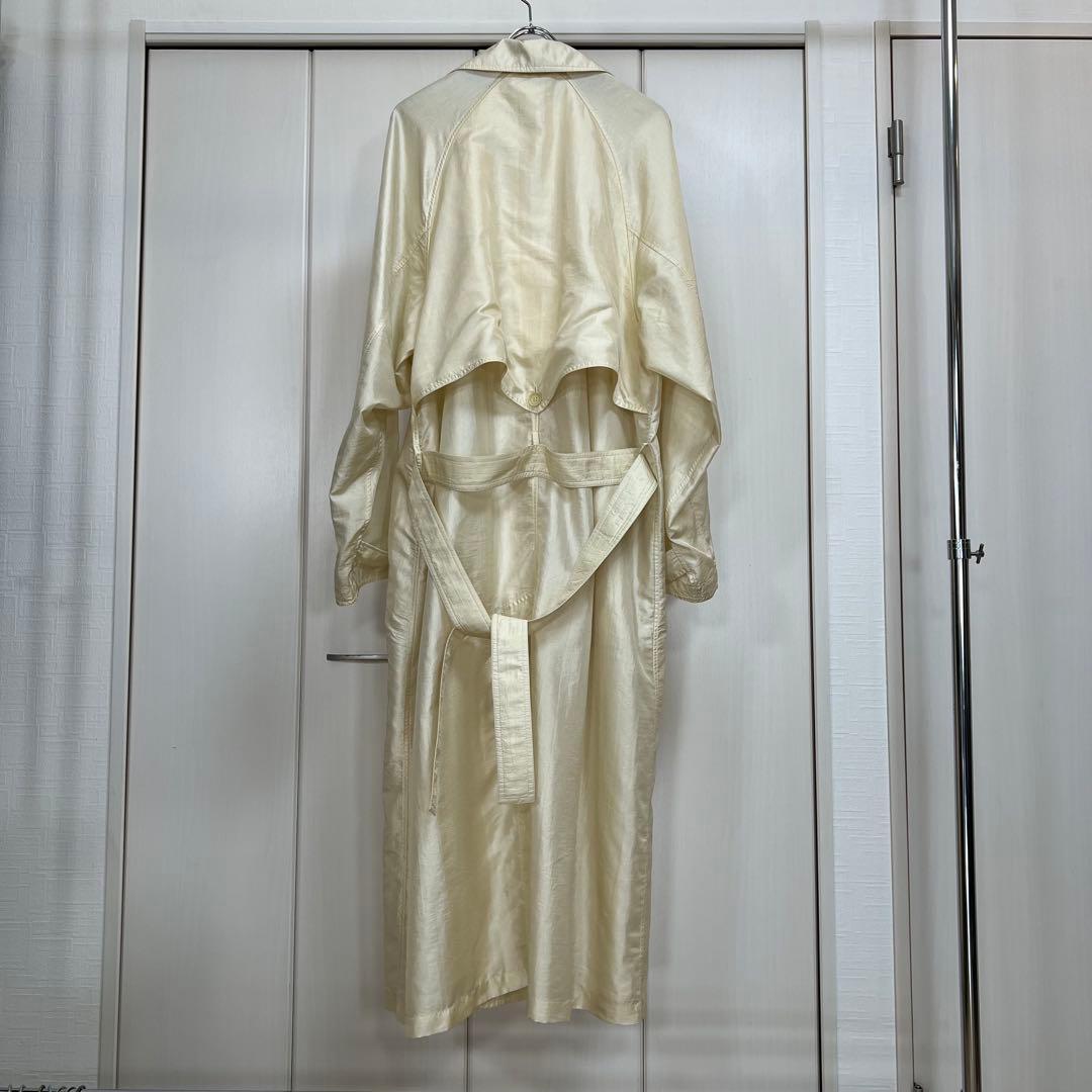 KENZO 90s オーバーサイズ ダブル トレンチコート ナイロン