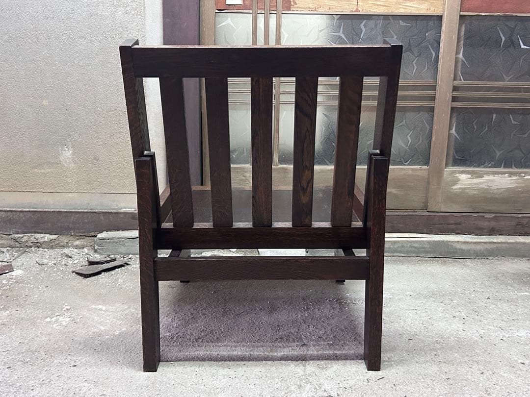 ①木製 ダイニングソファー ローチェア 和モダン 古民家