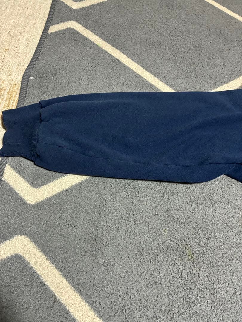 鬼フェード 80s 90s Puritan 裏サーマルジップパーカー 茄子紺