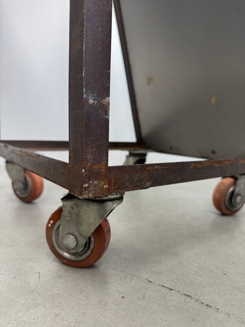 姿見 ミラー 大きいミラー キャスター インダストリアル アパレル　店舗什器 鉄