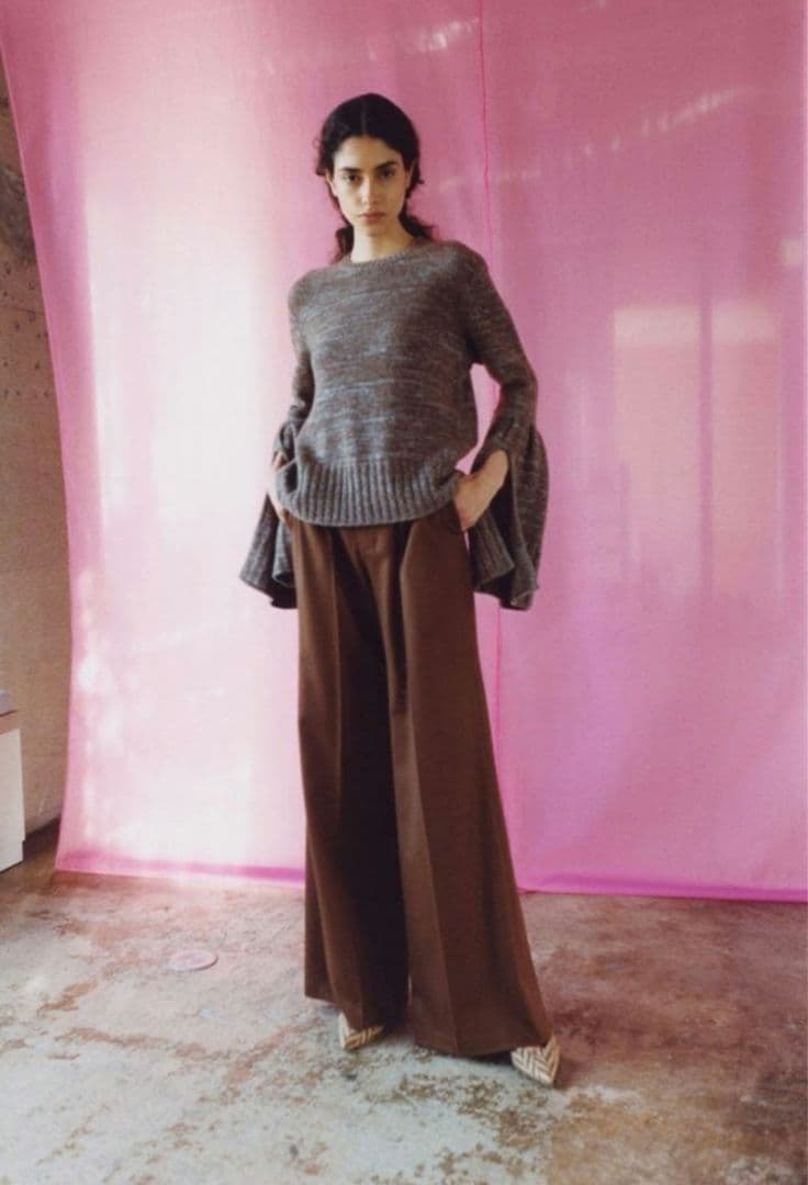 【mo】Waltz AKIRA NAKA フレアスリーブニット