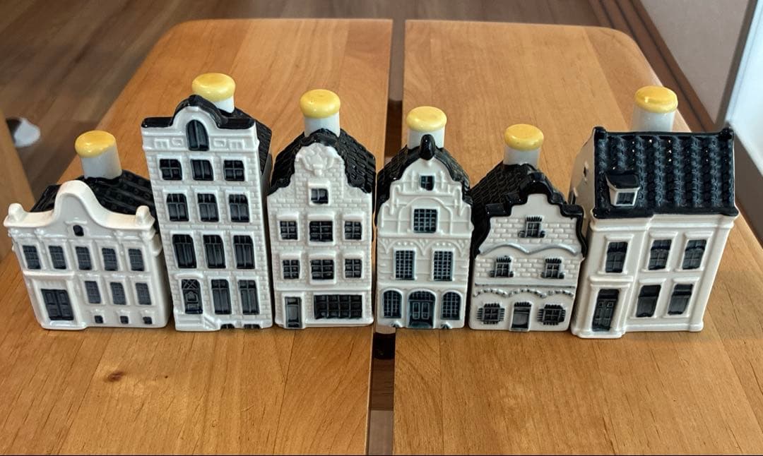 KLMオランダ航空 BOLS デルフトブルーハウス 陶器　6個セット