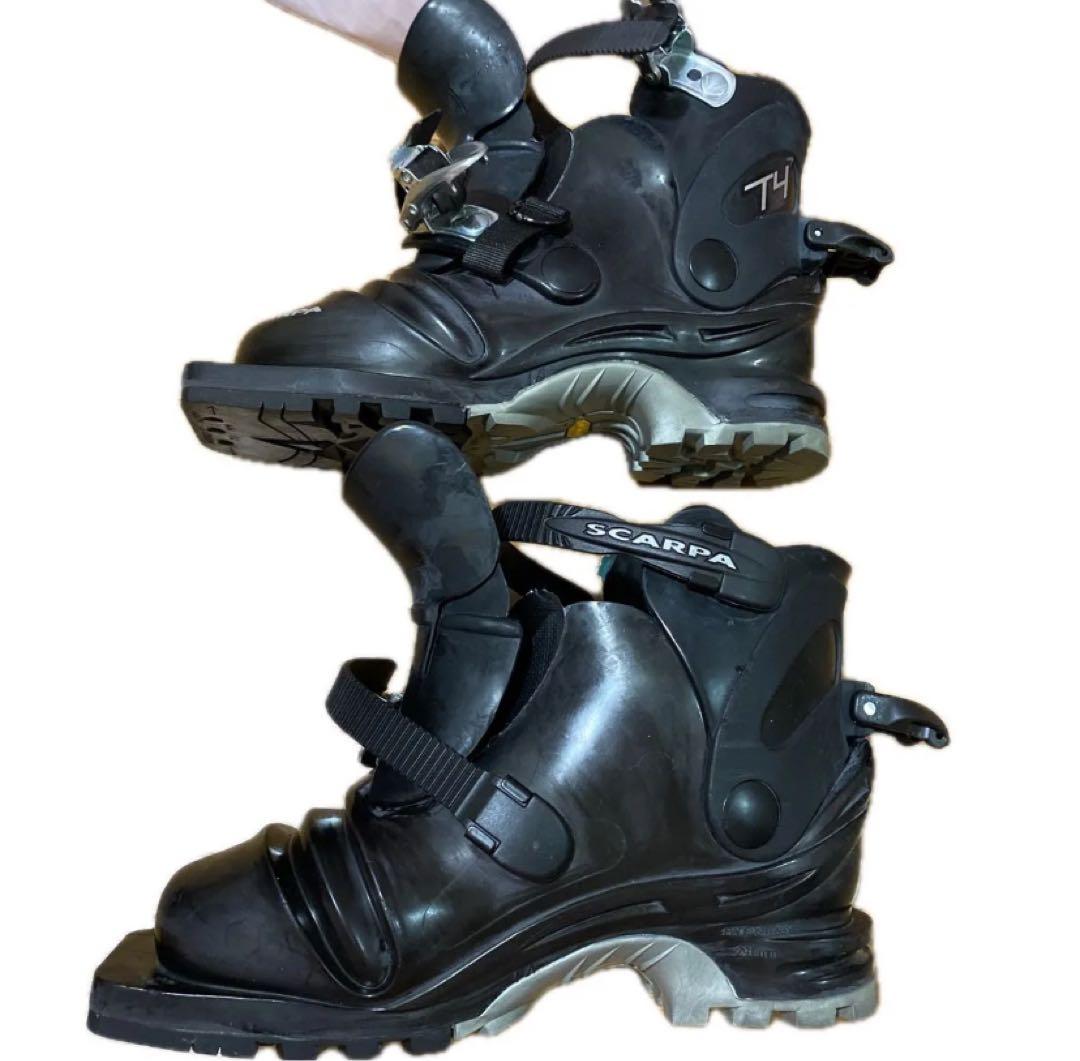 T4 スカルパ　バックカントリー　テレマーク　スキーブーツ　登山　インナー　靴