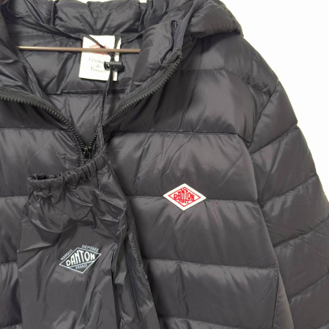 【新品】 DANTON ダントン インナーダウン ライトダウン 黒　L