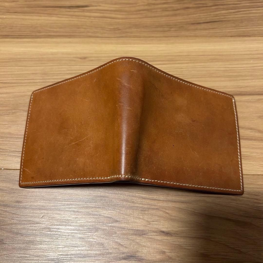 K.t.Lewiston 二つ折り財布　シェルコードバン　ナチュラル