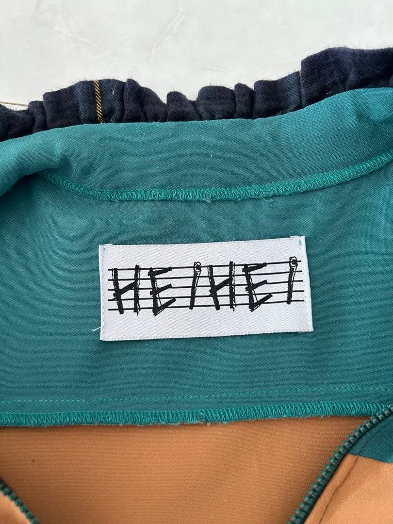 【HEIHEI】 GREEN×YELLOW ジャージ ドレス/ワンピース