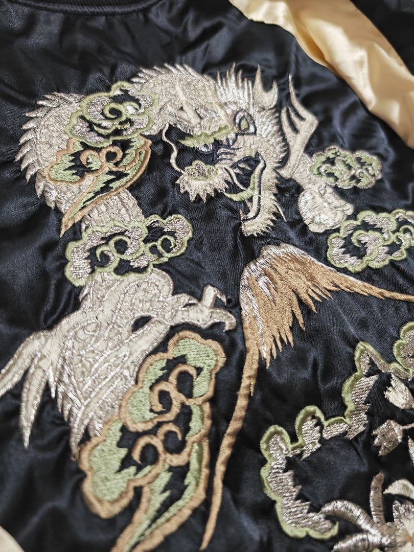 Hoshihime 日本製 限定龍 スカジャン unisex サテン