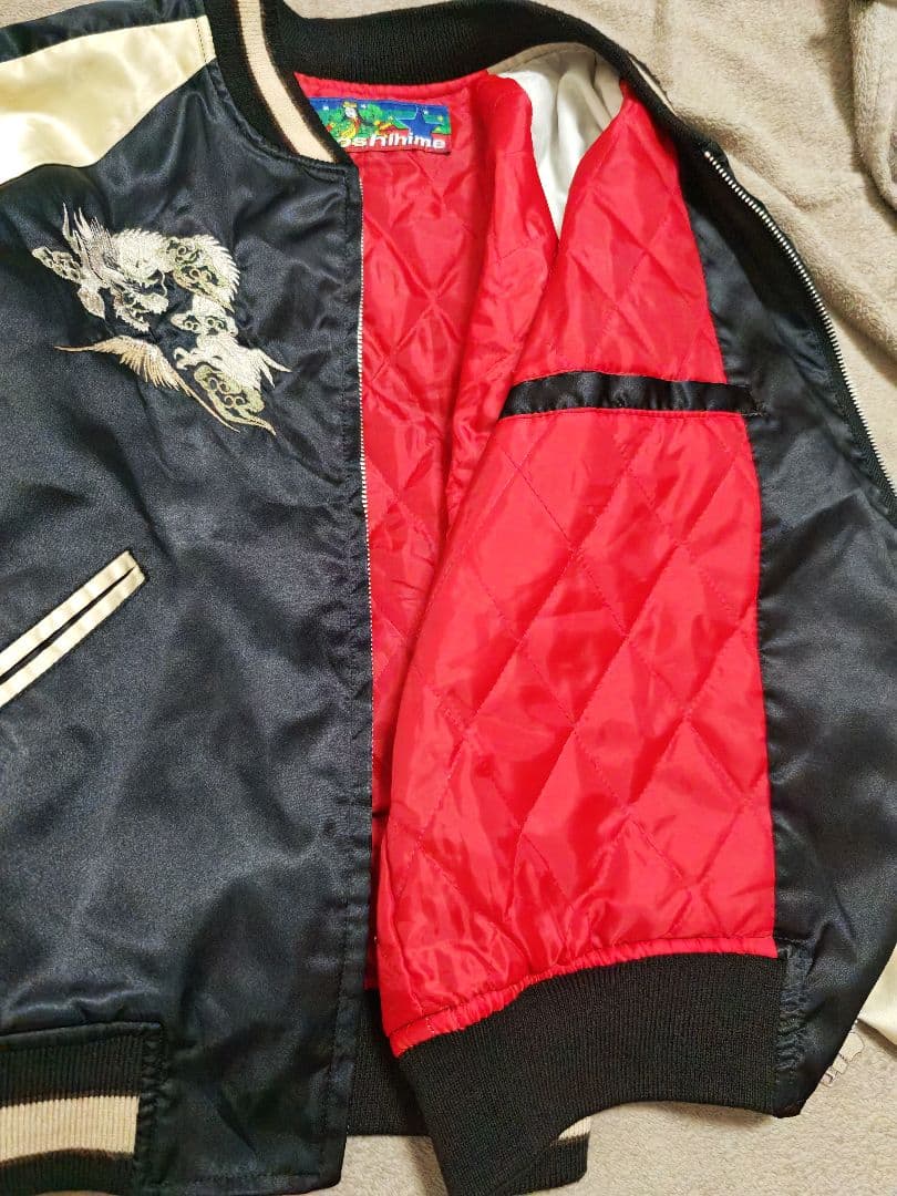 Hoshihime 日本製 限定龍 スカジャン unisex サテン