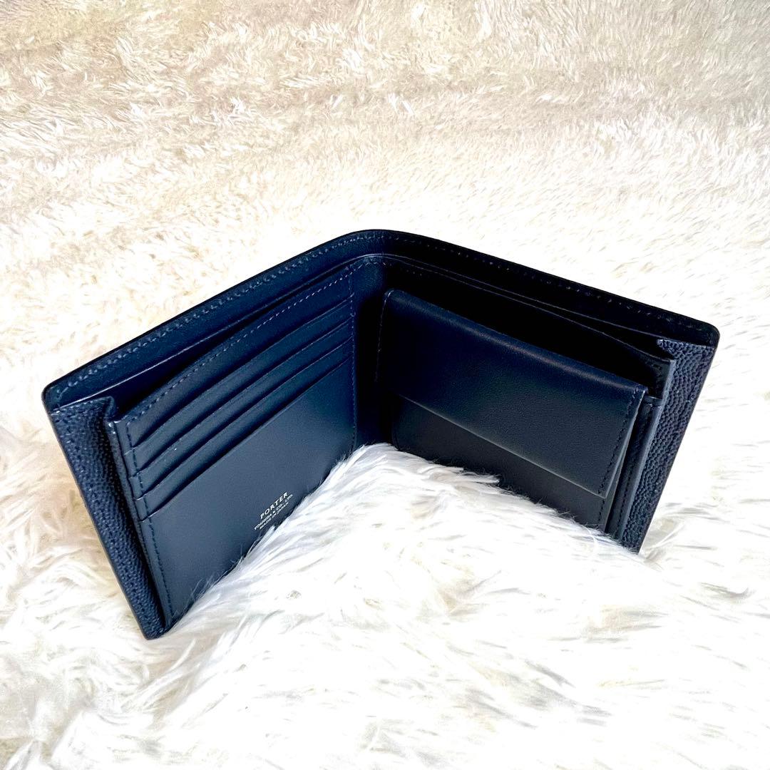 ✨新品未使用✨ポーター　エイブル　レザー　二つ折り財布　ユニセックス　ウォレット