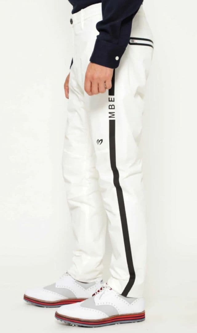 マスターバニー　2WAY ナイロン ウルトラ ストレッチ タフタ パンツ　白黒