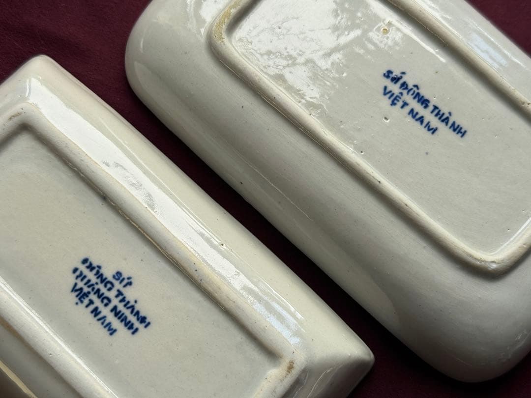 Rex Hotel絶版角陶磁器小皿 2点セット