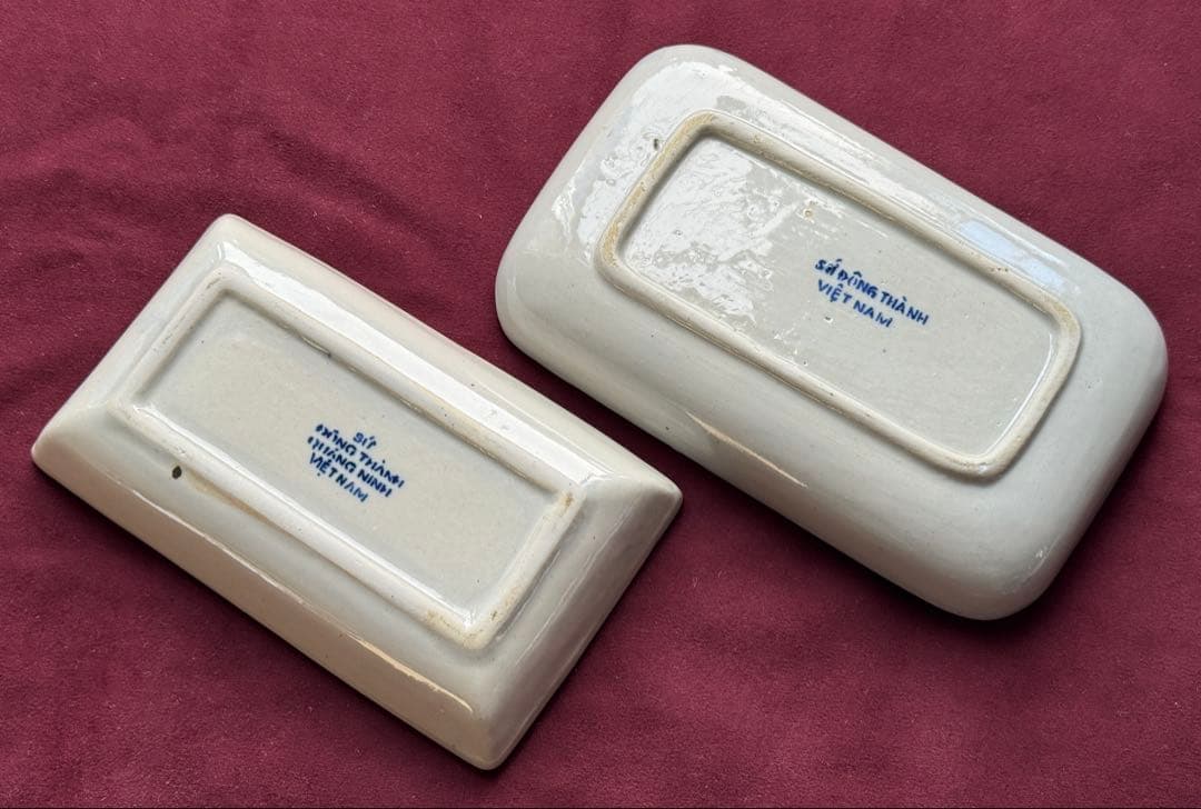 Rex Hotel絶版角陶磁器小皿 2点セット