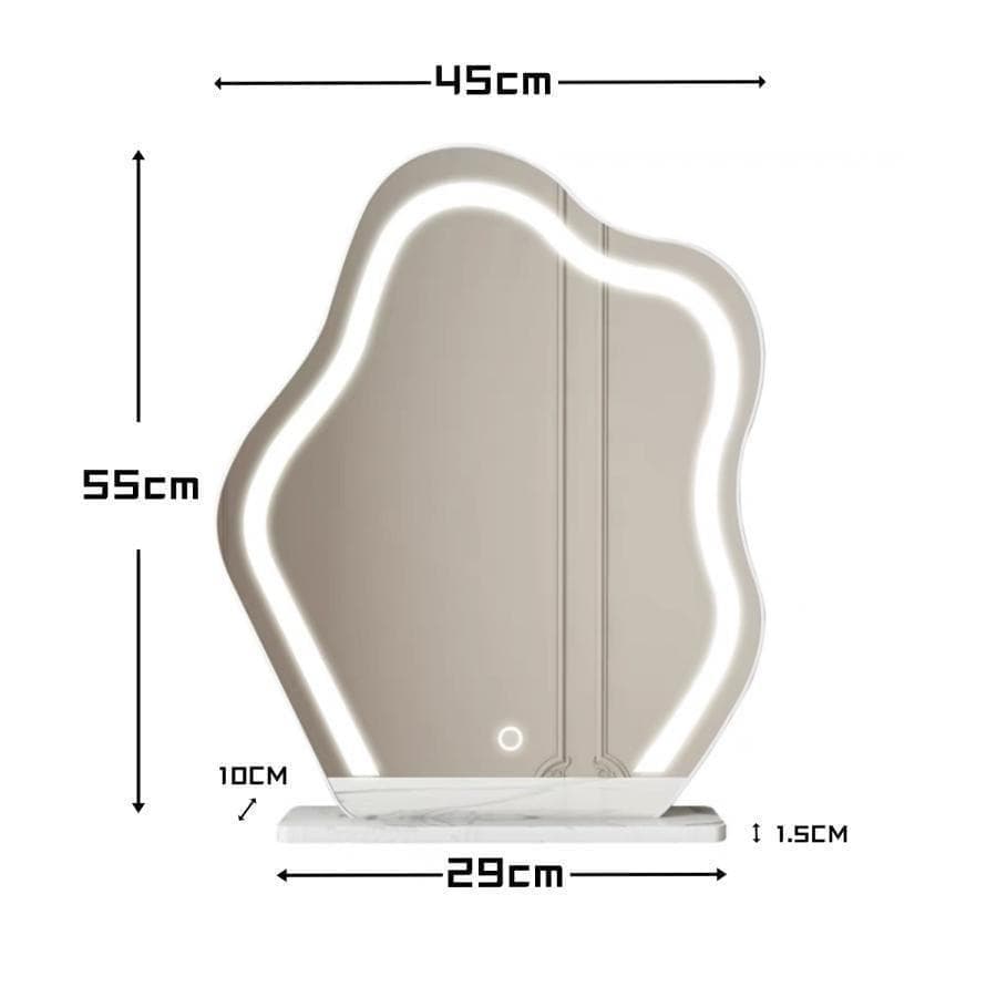 【美品】三色変化LEDミラードレッサー訳あり品写真をご確認212-80-01