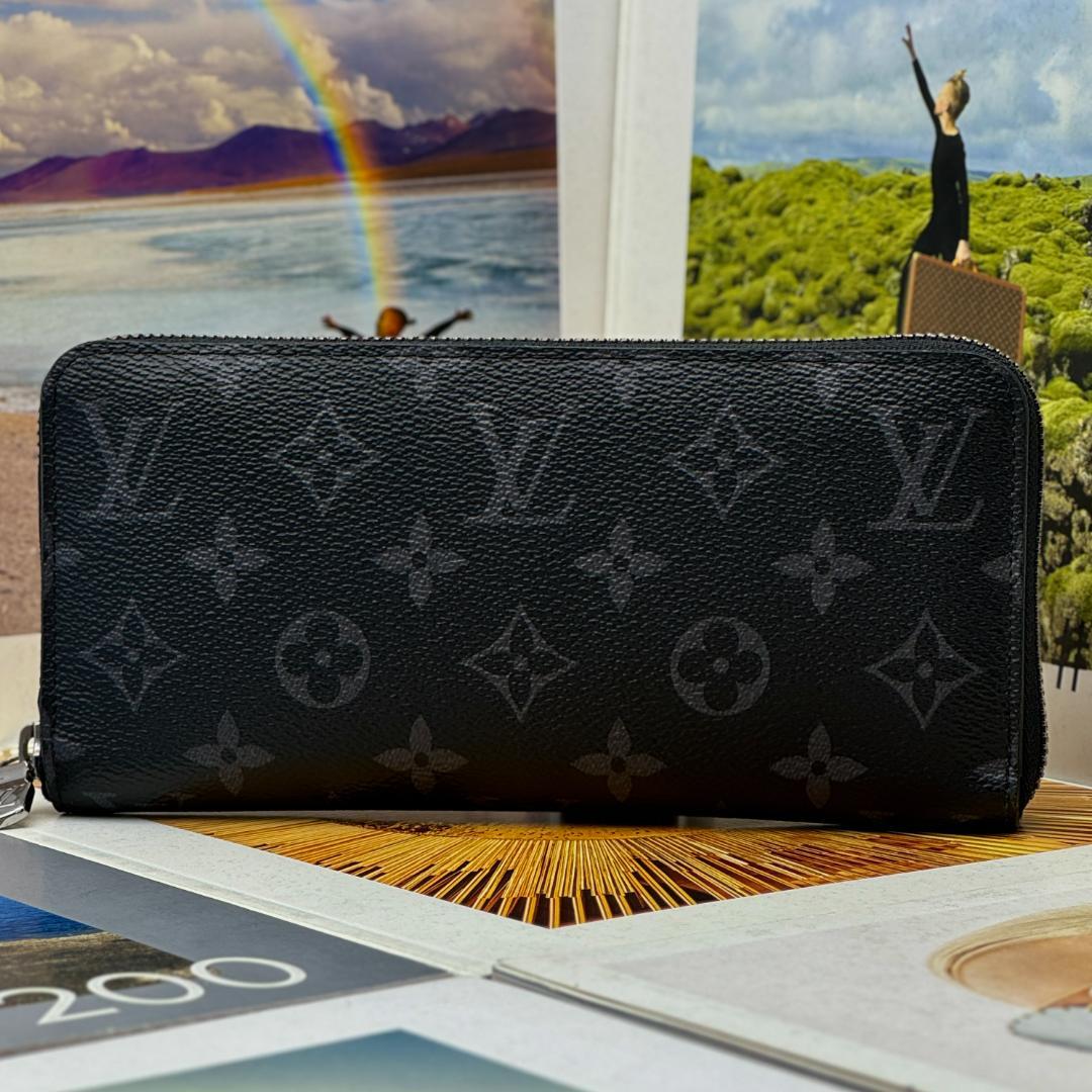 未使用級 ルイヴィトン モノグラム エクリプス ジッピーウォレット ホリゾンタル