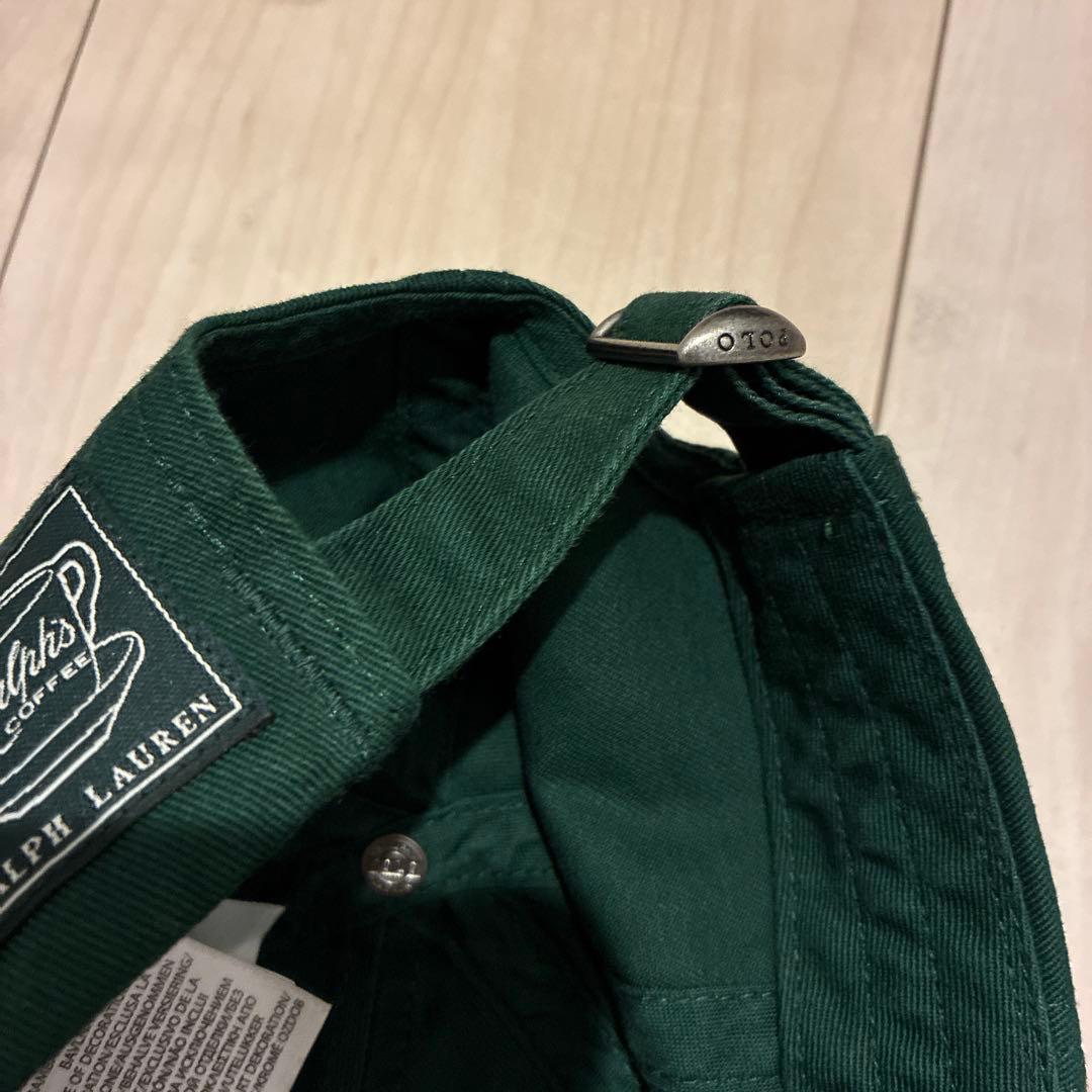 ラルフローレン POLO Ralph's Coffee キャップ グリーン