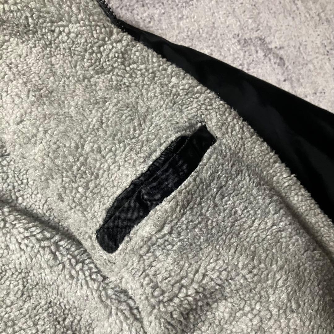 90sNIKEボアライナーウォームアップジャケットブルゾンスウッシュ刺繍ナイキ