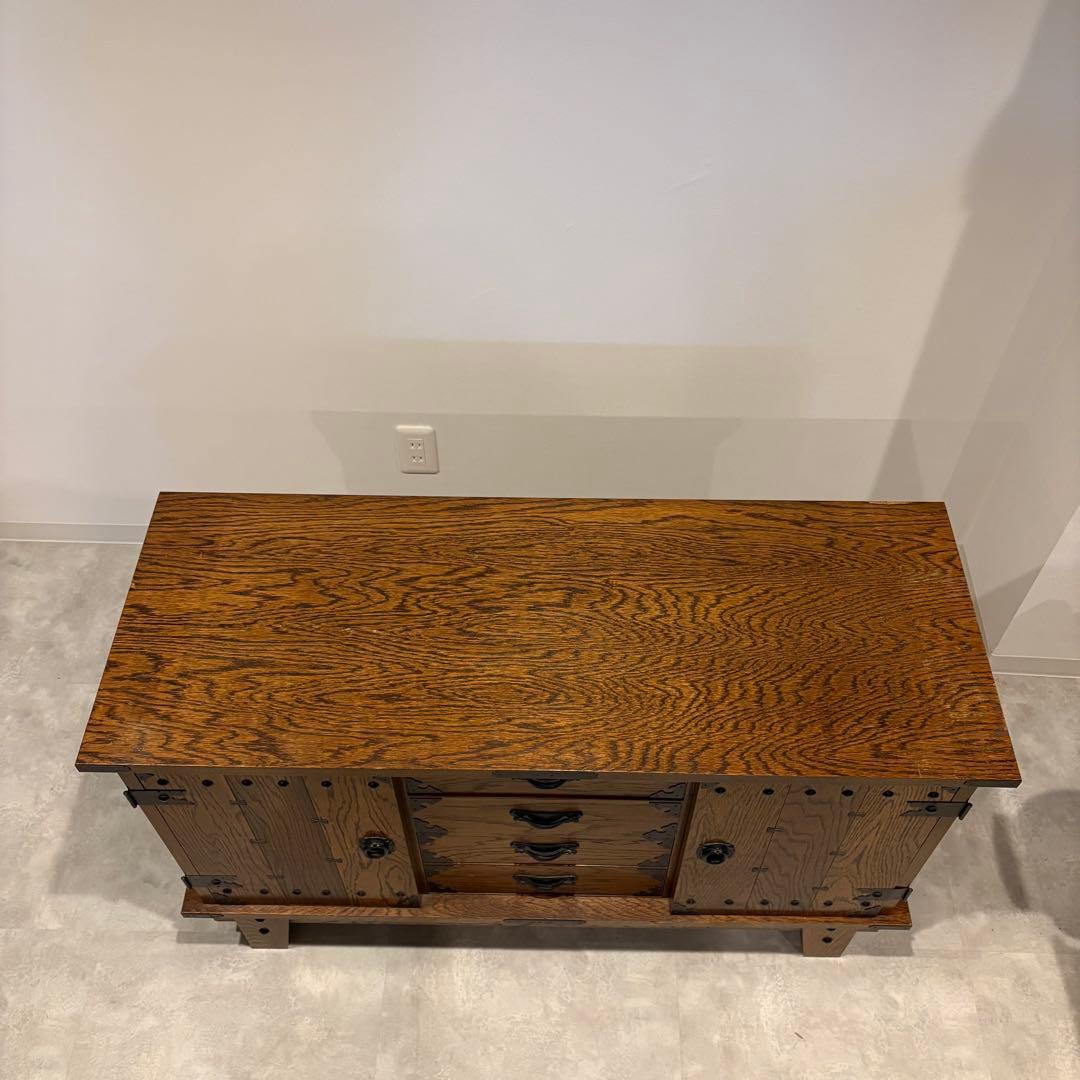 民芸家具　サイドボード　和箪笥　和棚　木製チェスト