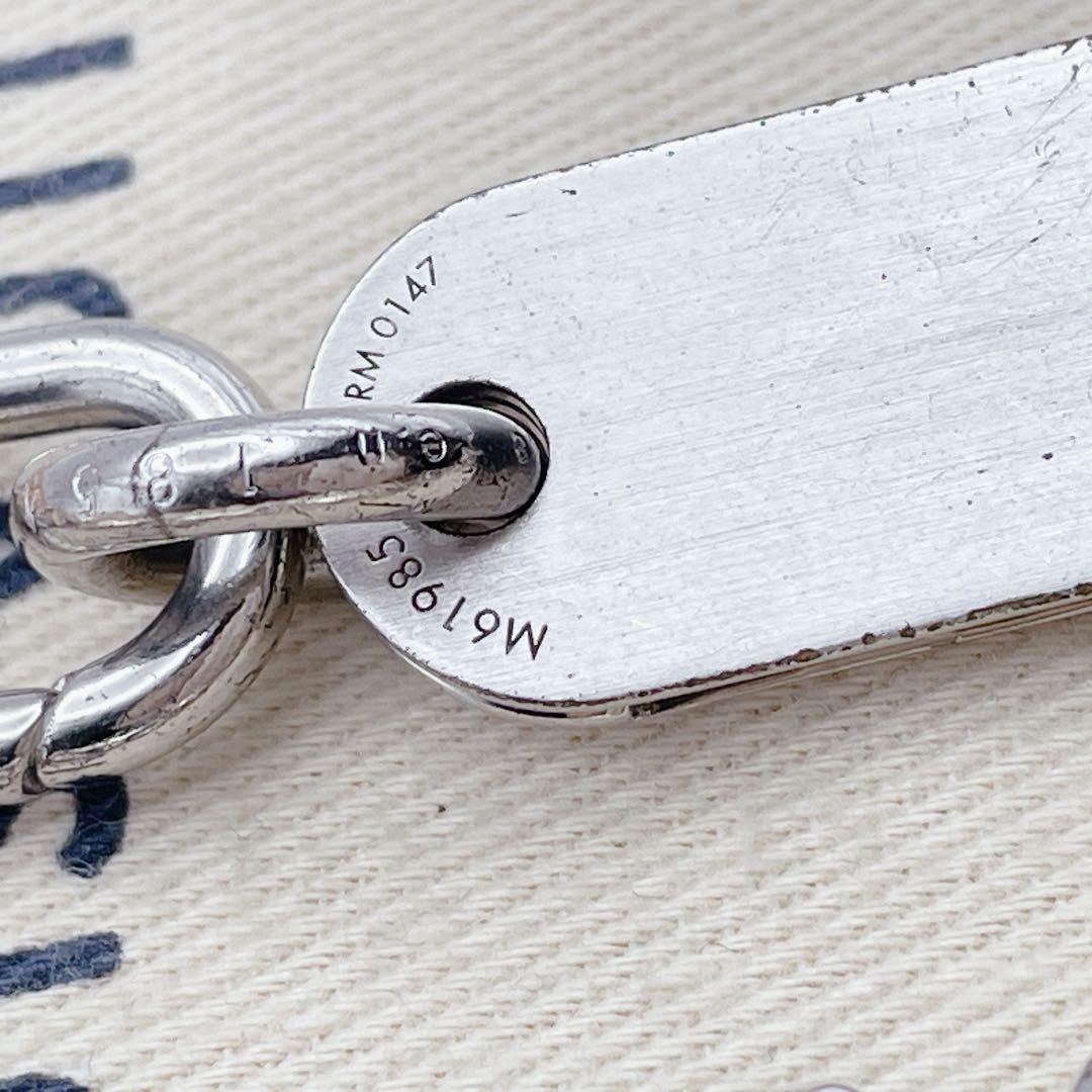 LOUIS VUITTON ブレスレット　ブラスレ　チェーン　プレート　タグ